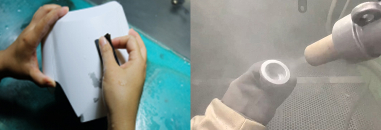 Smooth&Sandblasting